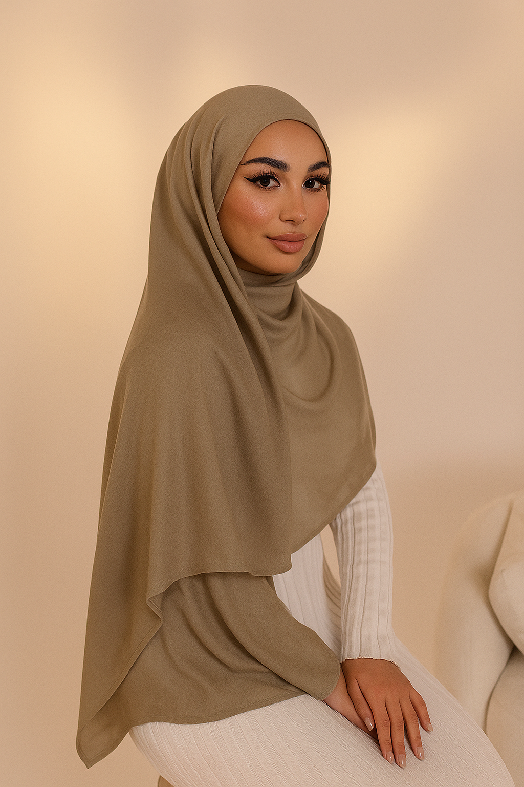 Modal Hijab - Khaki