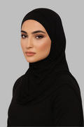 Jersey Hijab Set - Black