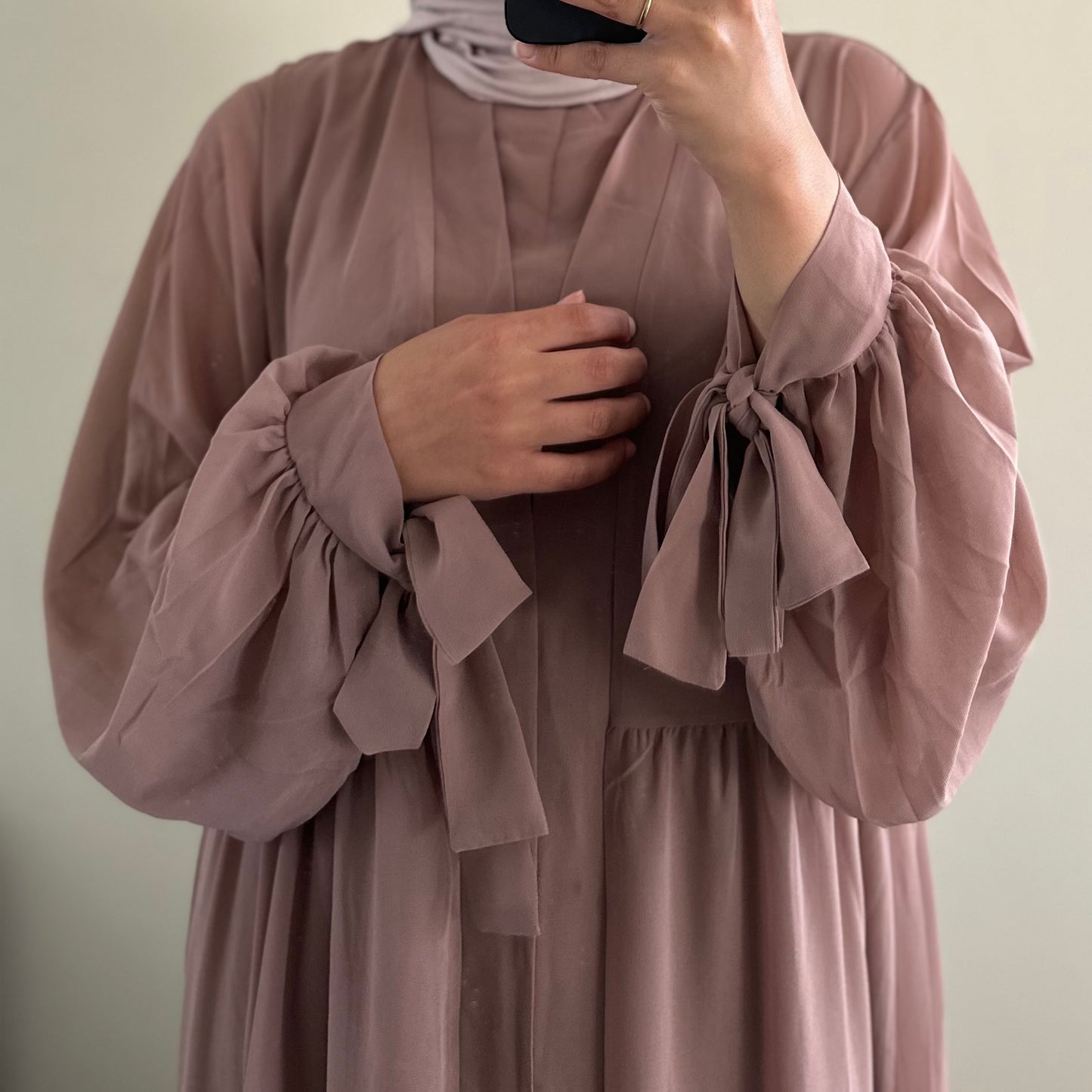 Bohemian Abaya Set - Rose