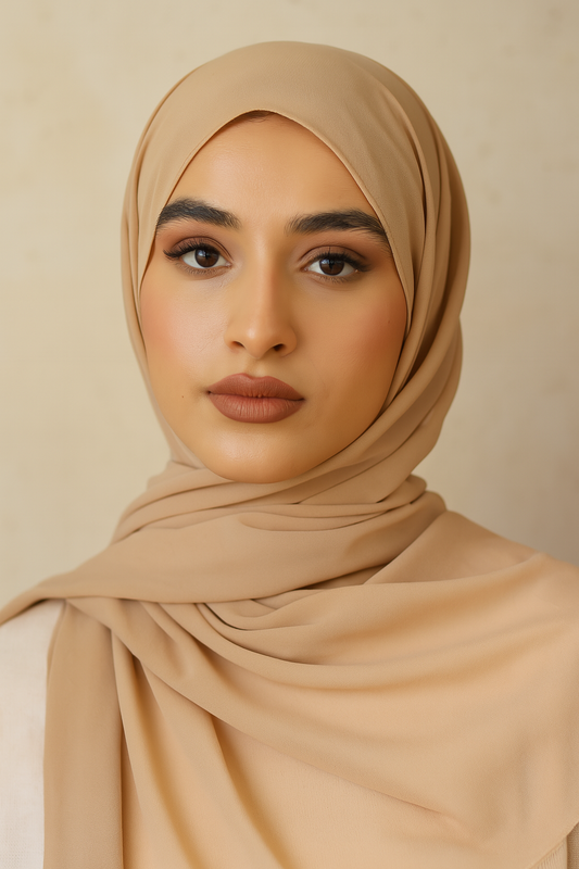 Chiffon Hijab - Rosewood