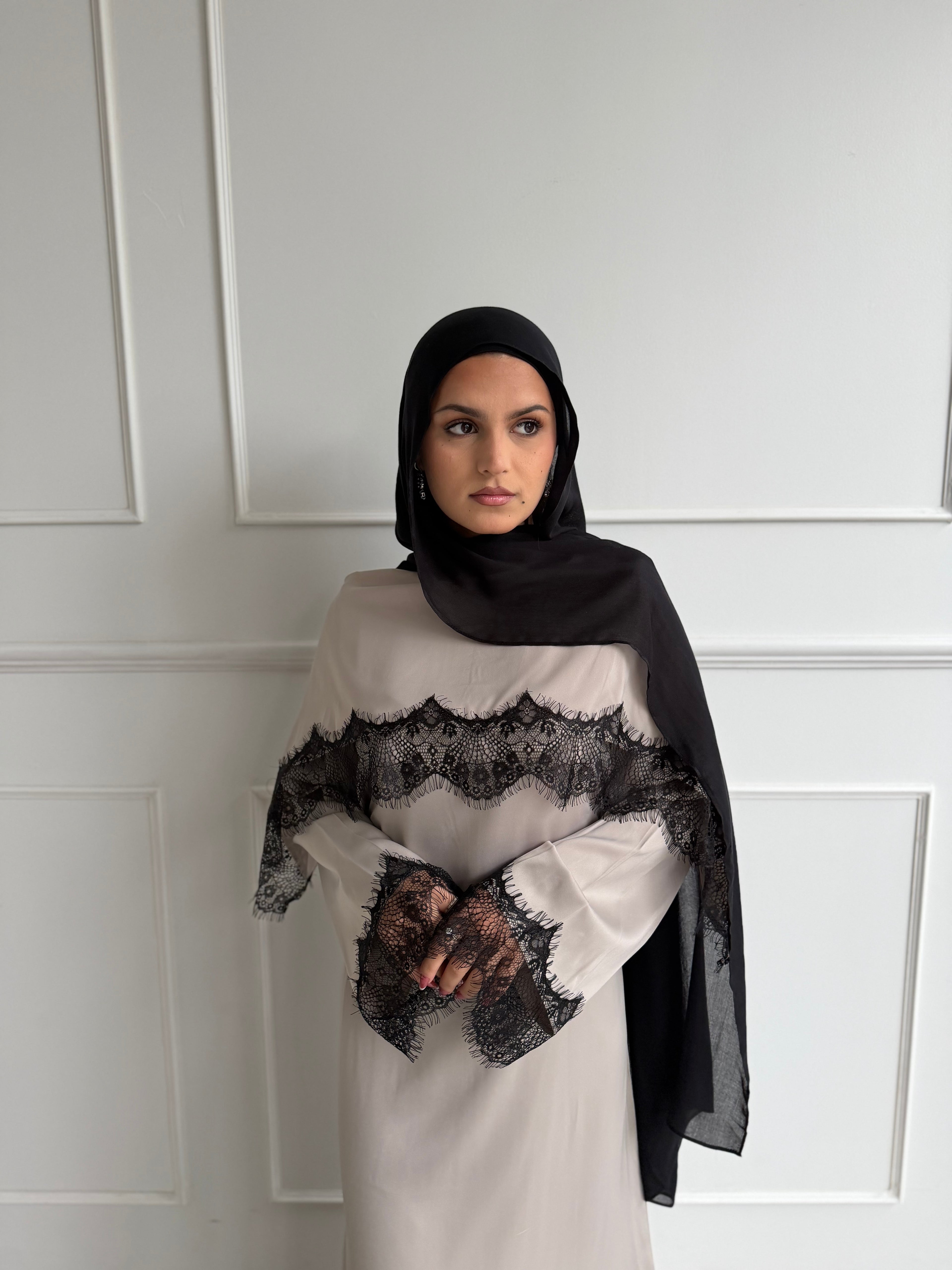 Dantella Lace Dress - Cappuccino