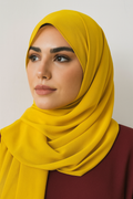 Chiffon Hijab - Mustard