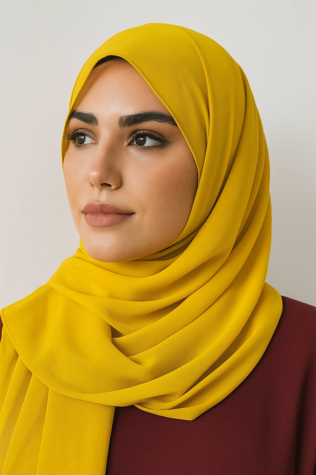 Chiffon Hijab - Mustard