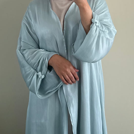 Shimmer Abaya - Blue