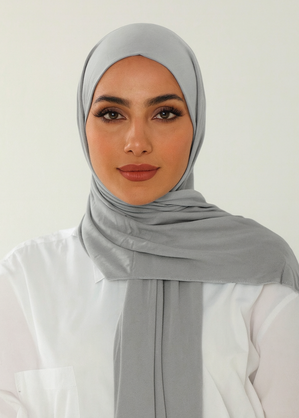 Jersey Hijab - Cadet Grey