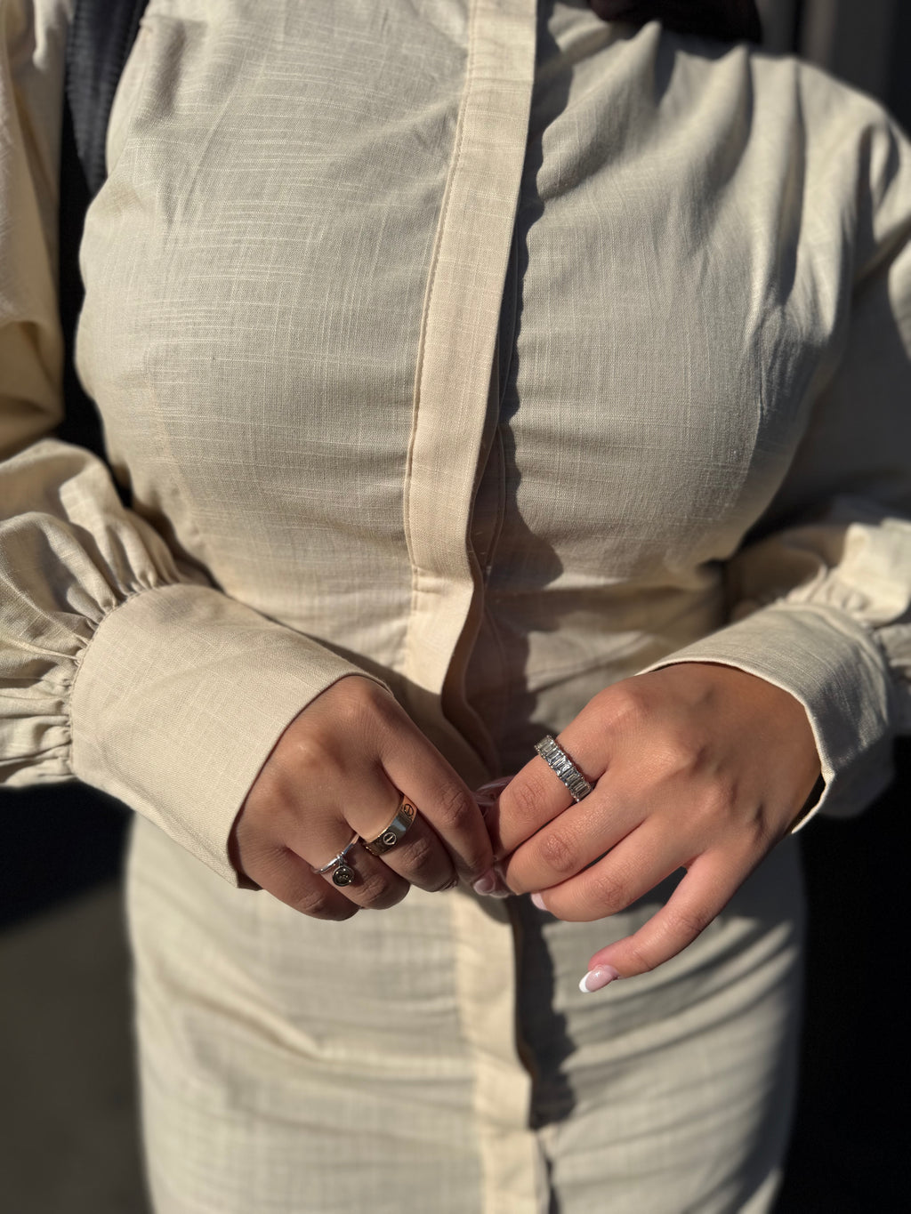 Loujain Dress - Apricot