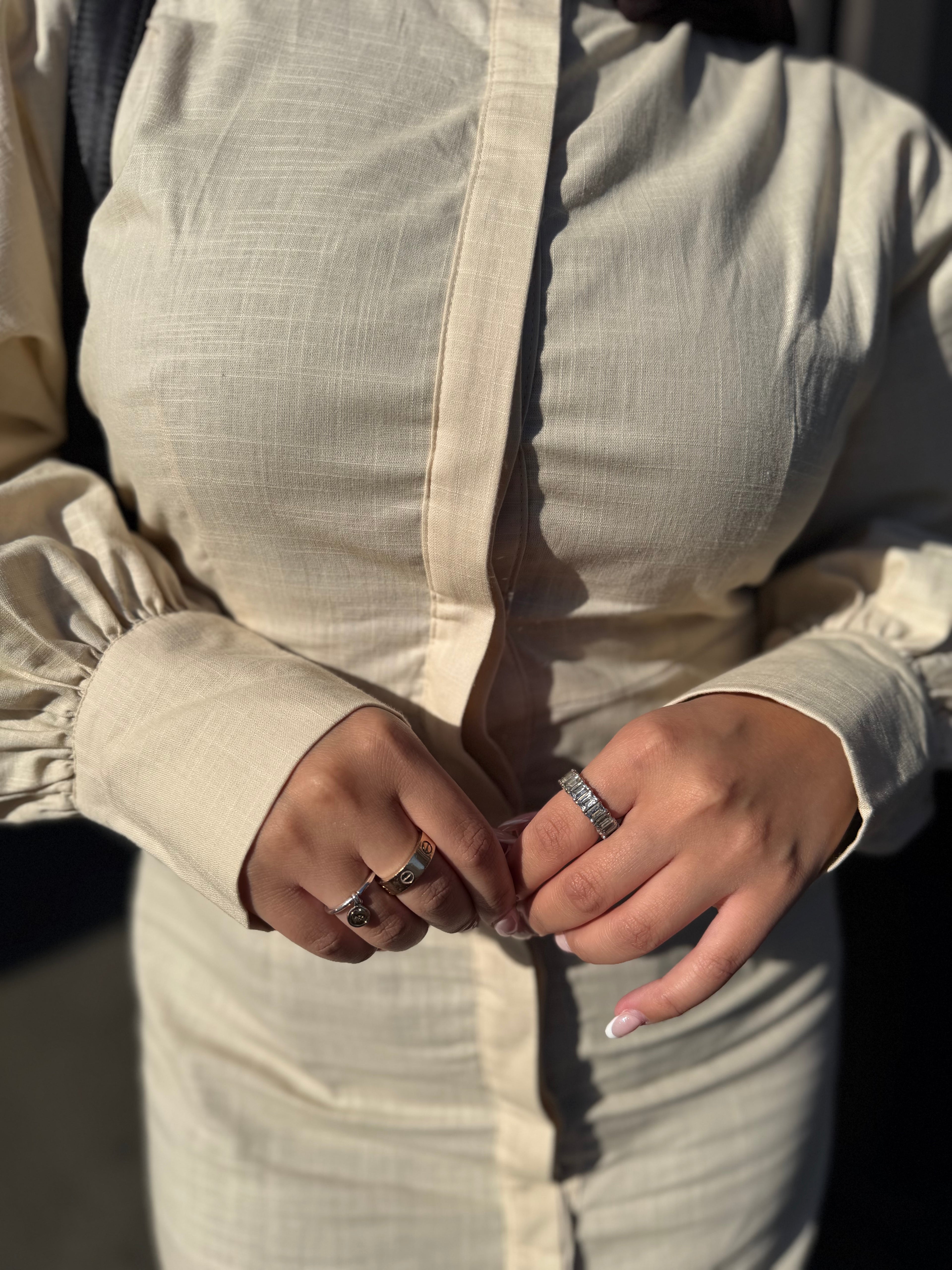 Loujain Dress - Apricot