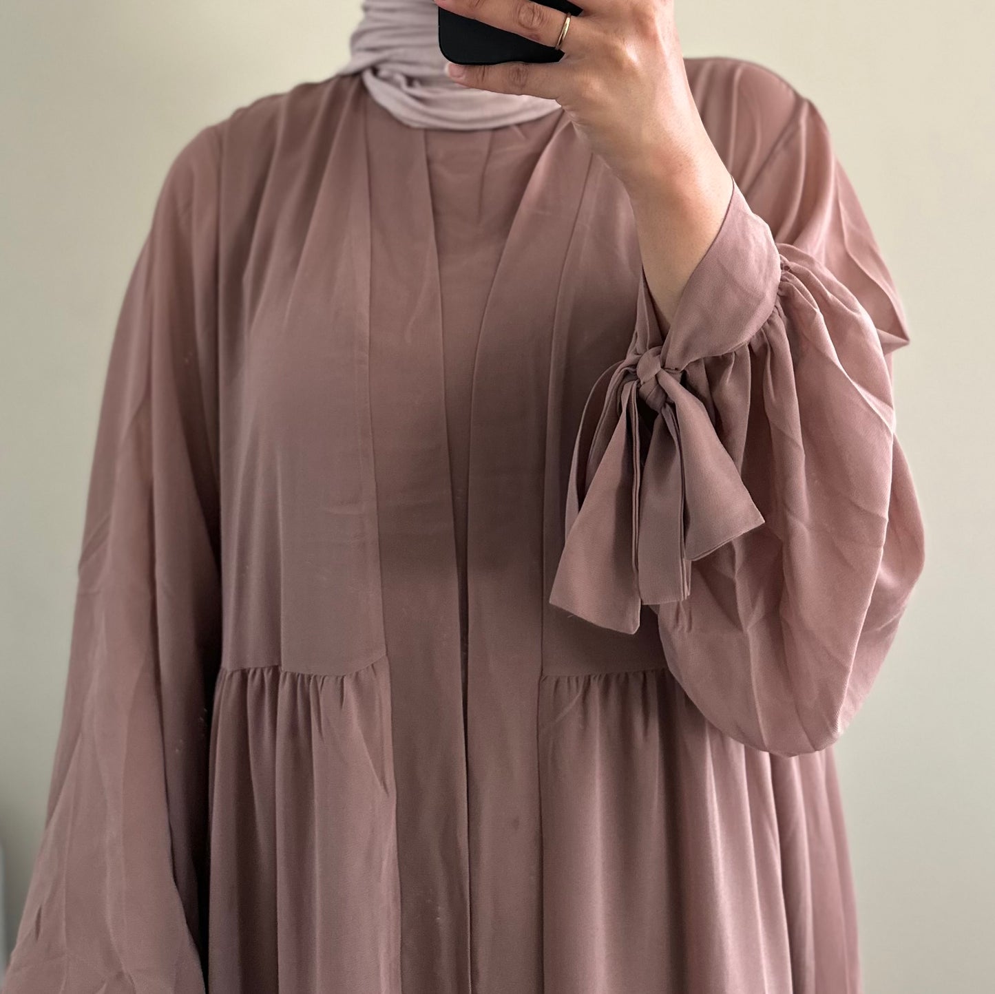 Bohemian Abaya Set - Rose
