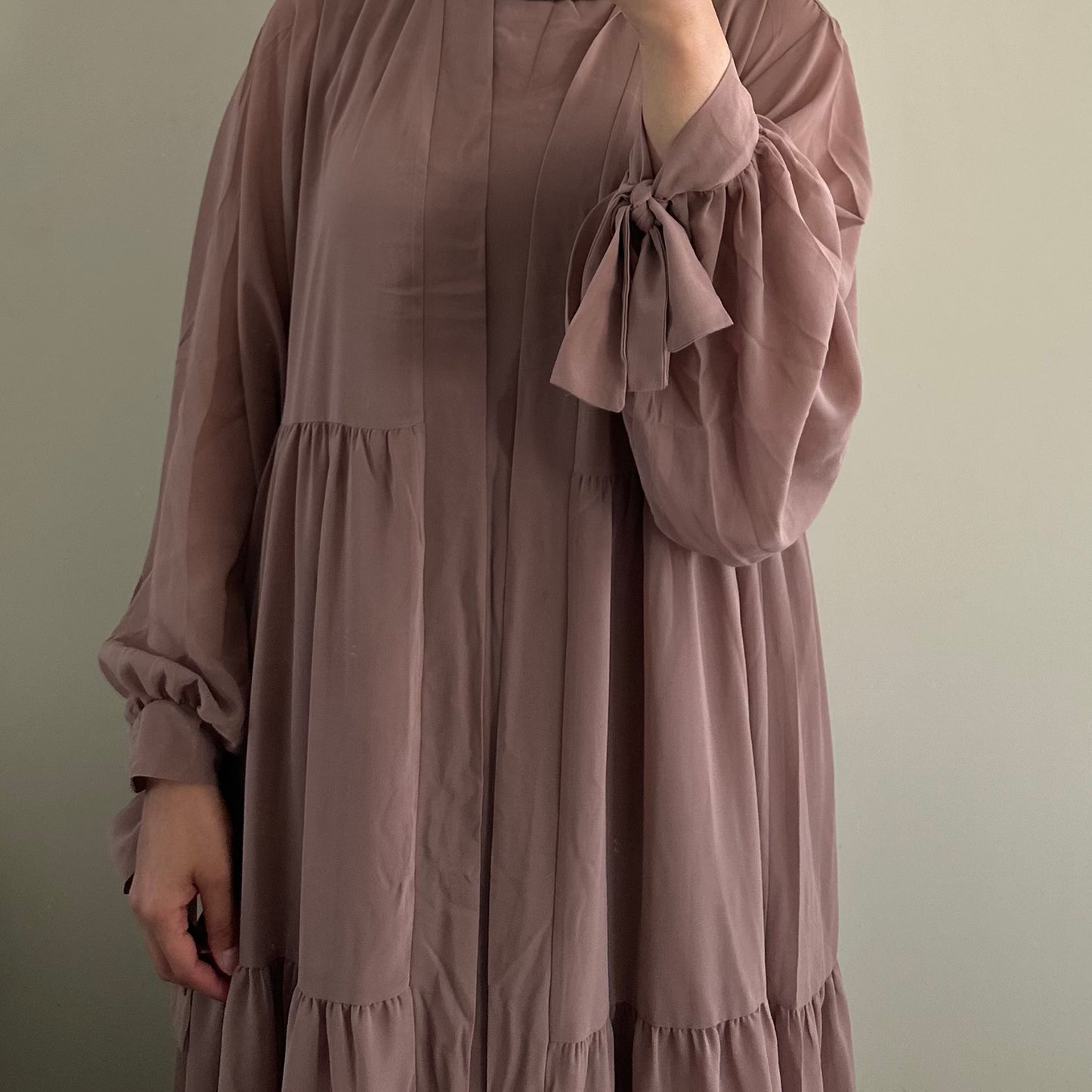 Bohemian Abaya Set - Rose