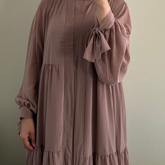 Bohemian Abaya Set - Rose