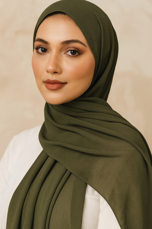 Chiffon Hijab - Forest