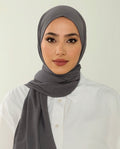 Jersey Hijab - Steel Grey