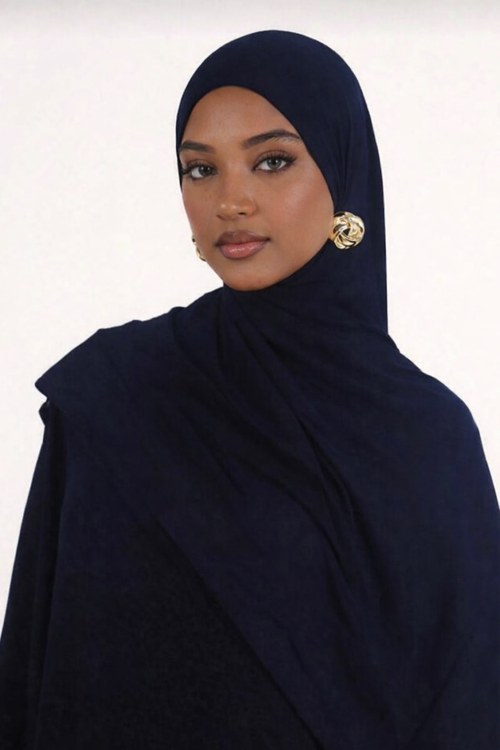 Jersey Hijab - Navy Blue