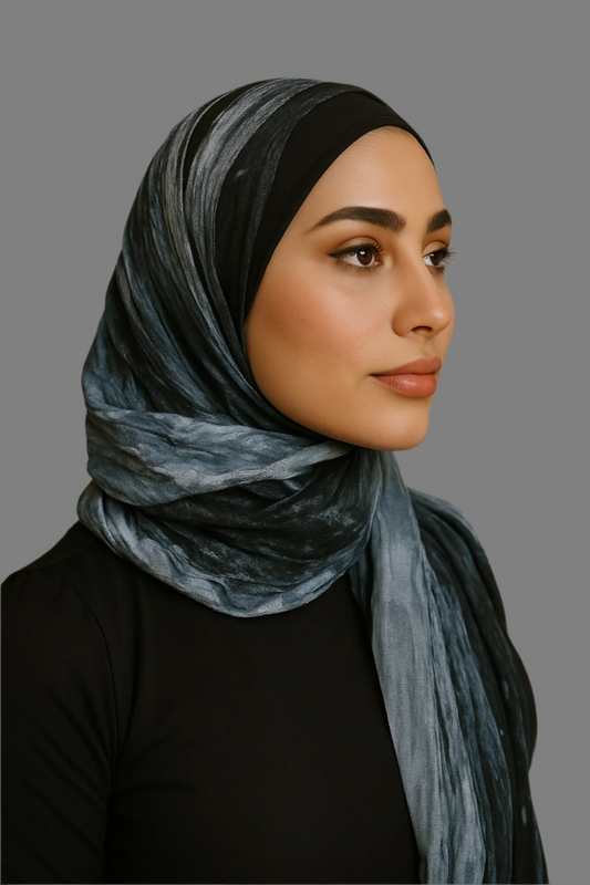 Printed Hijab - Ocean
