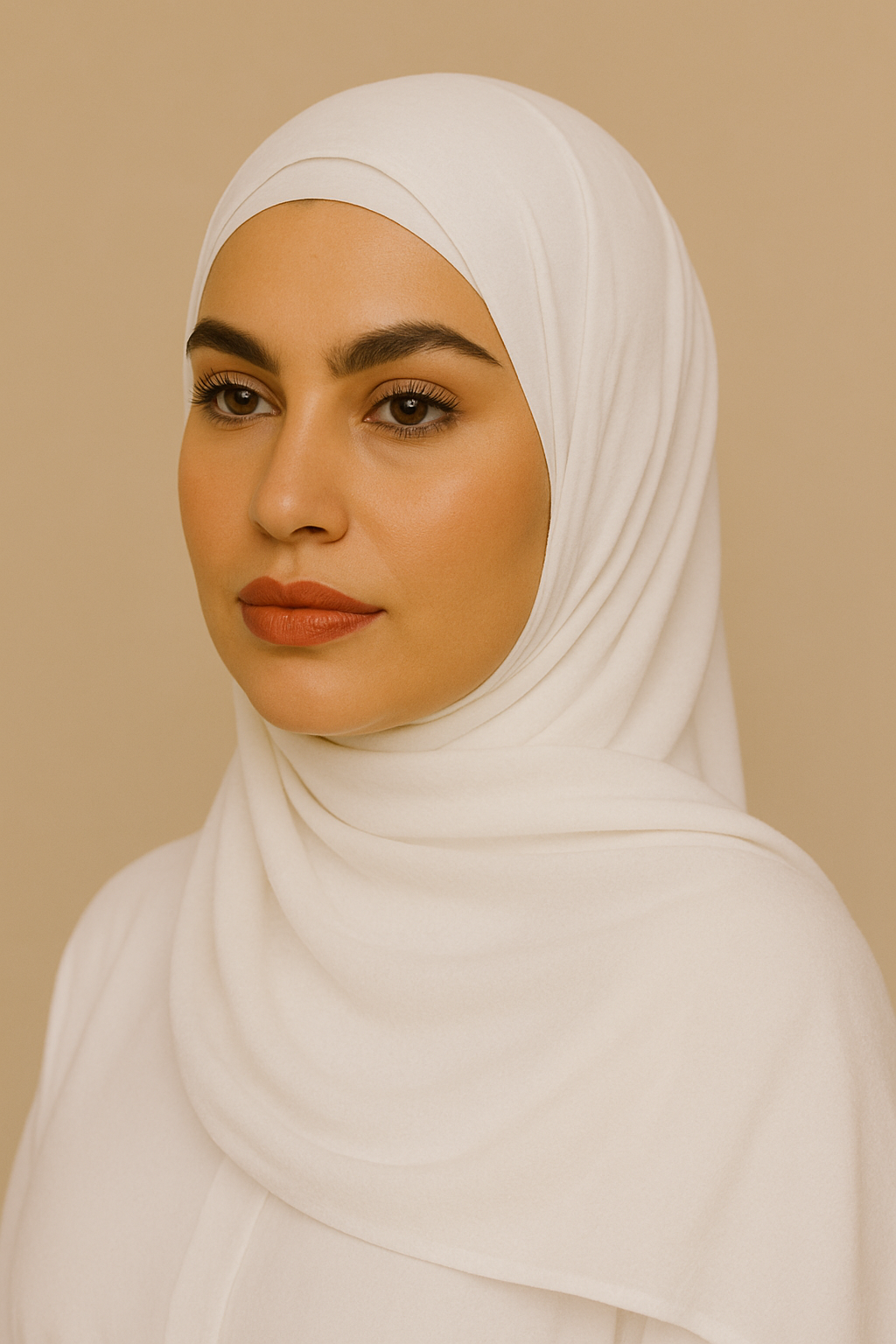 Chiffon Hijab Set - White