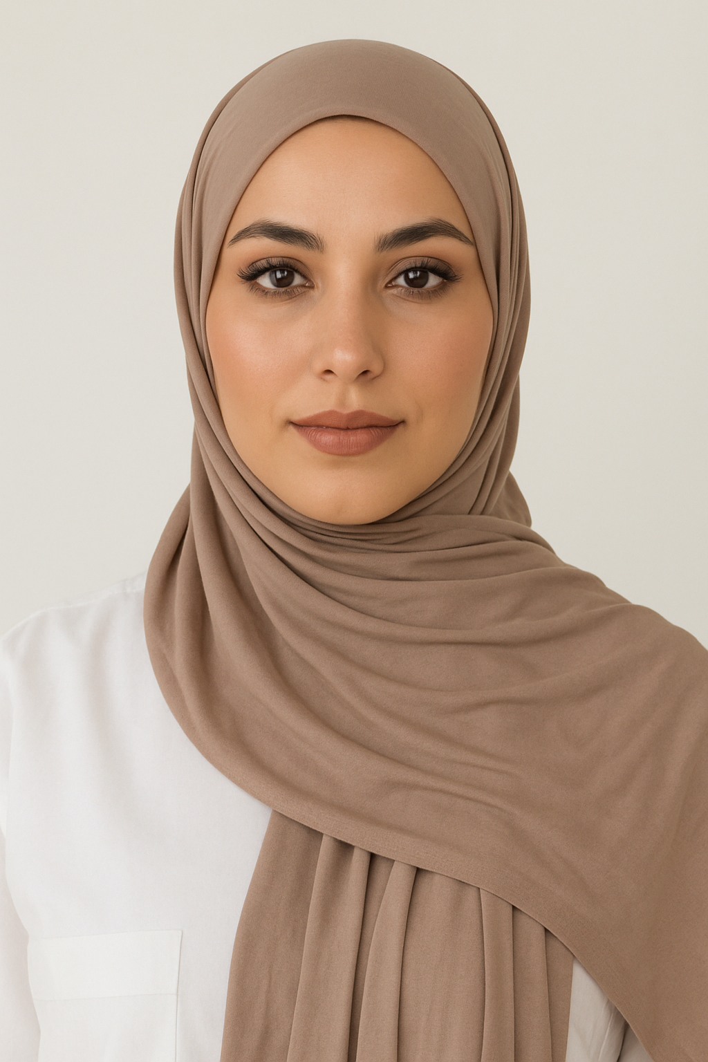 Jersey Hijab - Stone Taupe