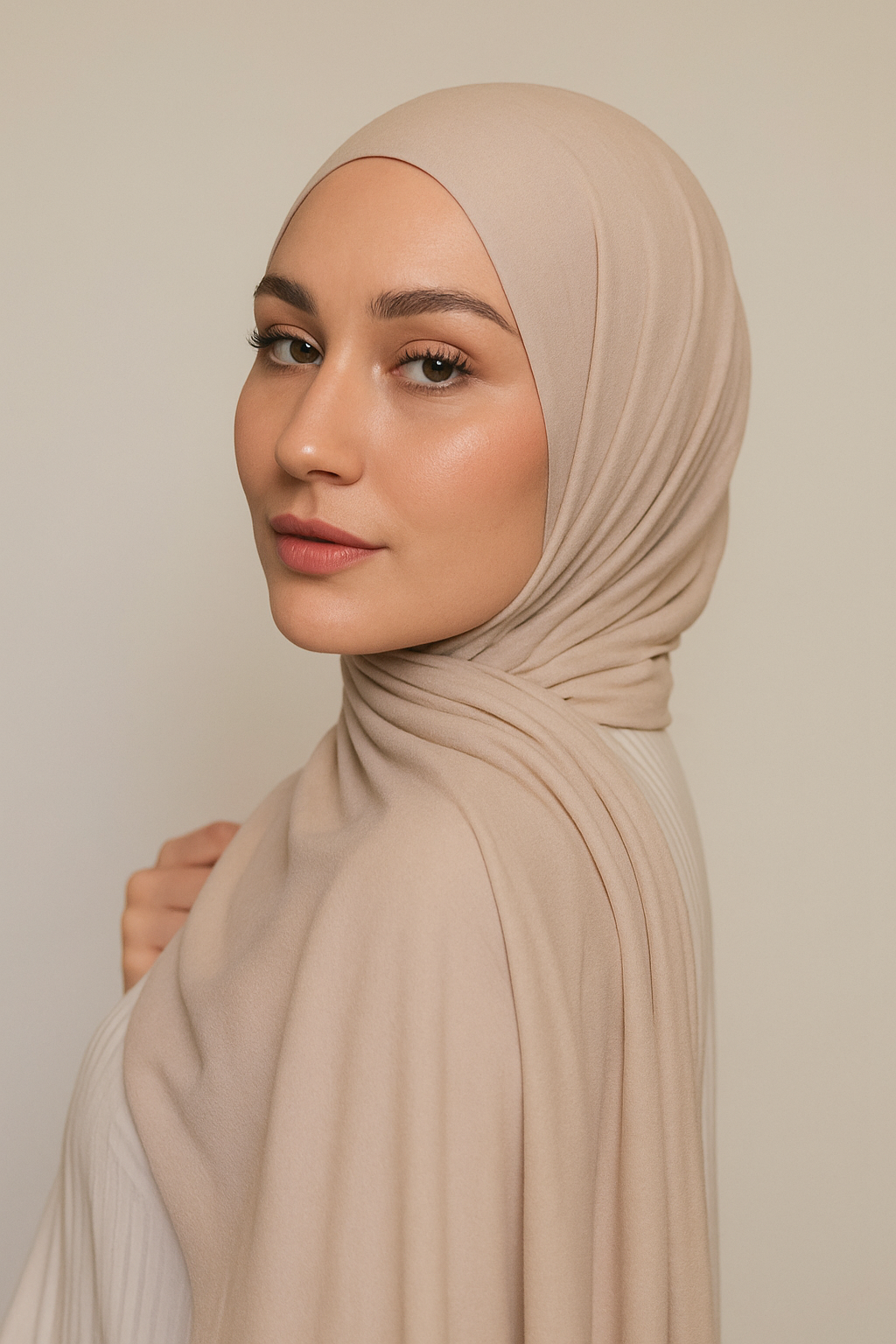 Jersey Hijab Set - Light Dusk