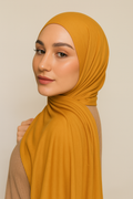 Jersey Hijab - Amber