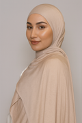 Jersey Hijab - Beige Bisque