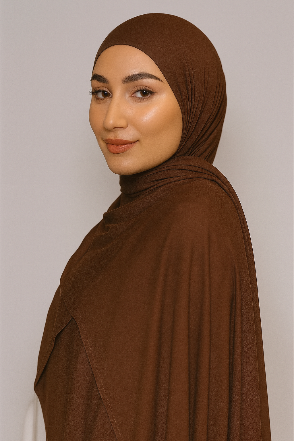 Jersey Hijab - Brown Butter
