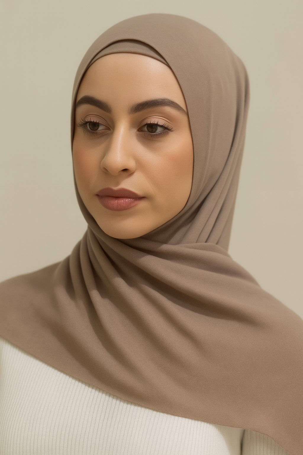 Modal Hijab Set - Caramel