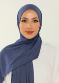 Jersey Hijab - Light Blue