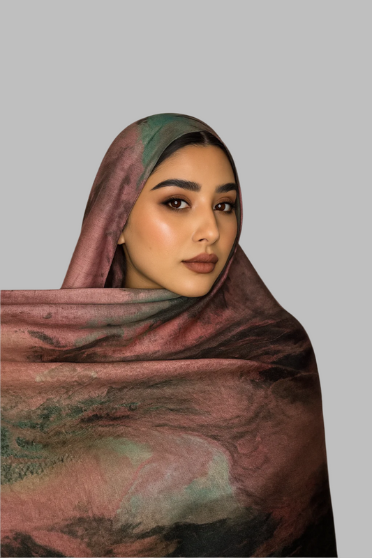 Printed Hijab - Sunset