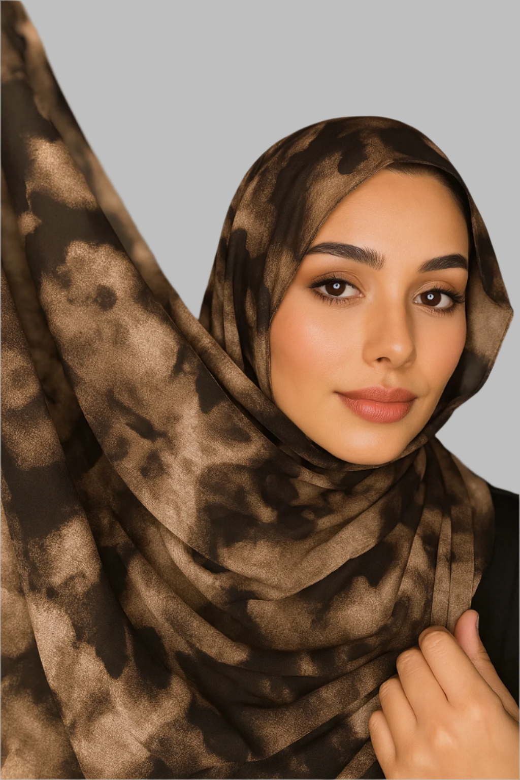 Printed Hijab - Sky
