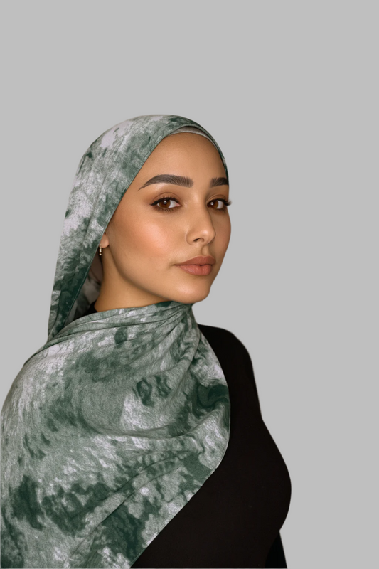 Printed Hijab - Bark